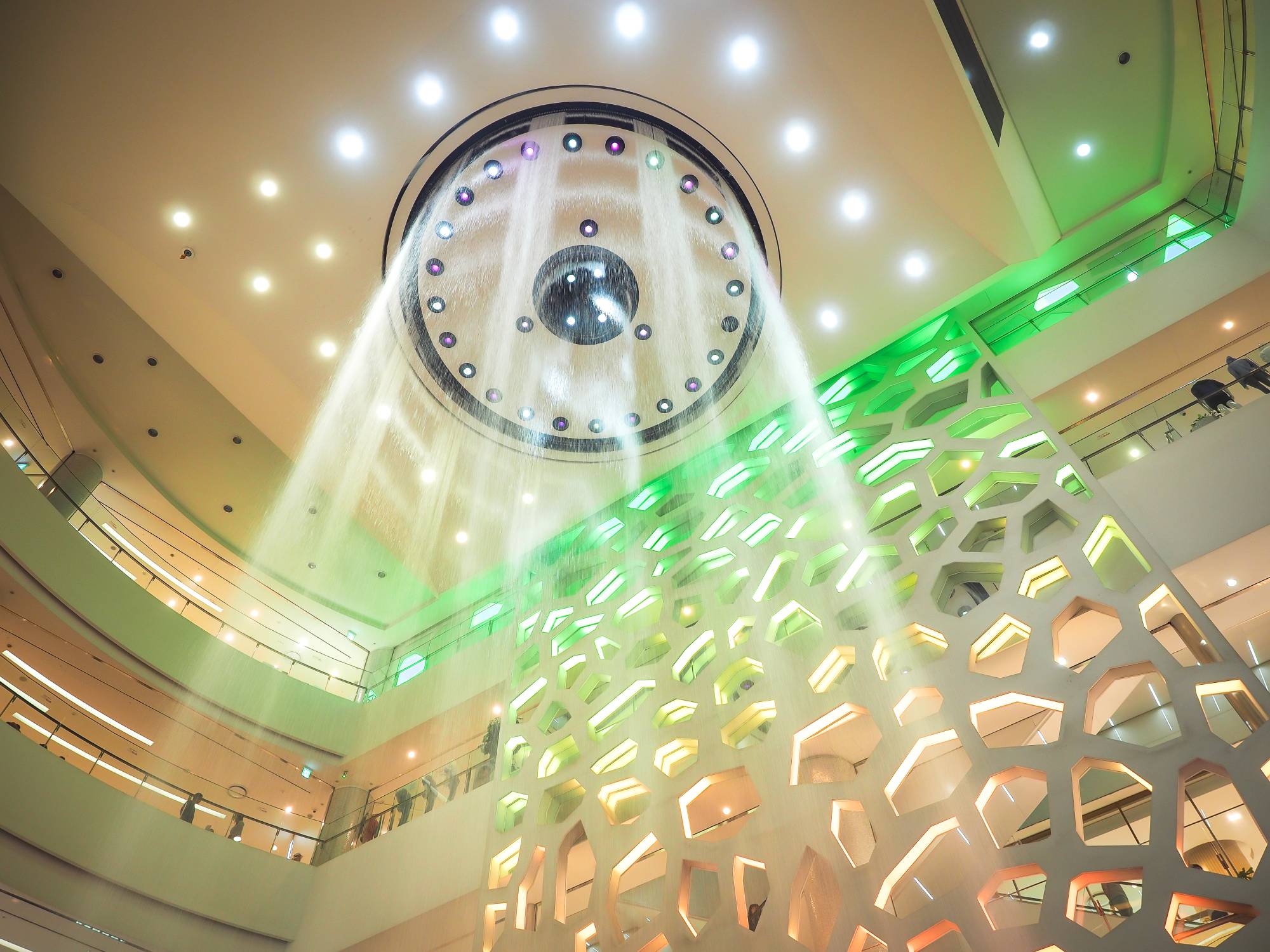 Officially the world’s largest indoor musical water fountain show in Lotte Department Store Gwangbokdong